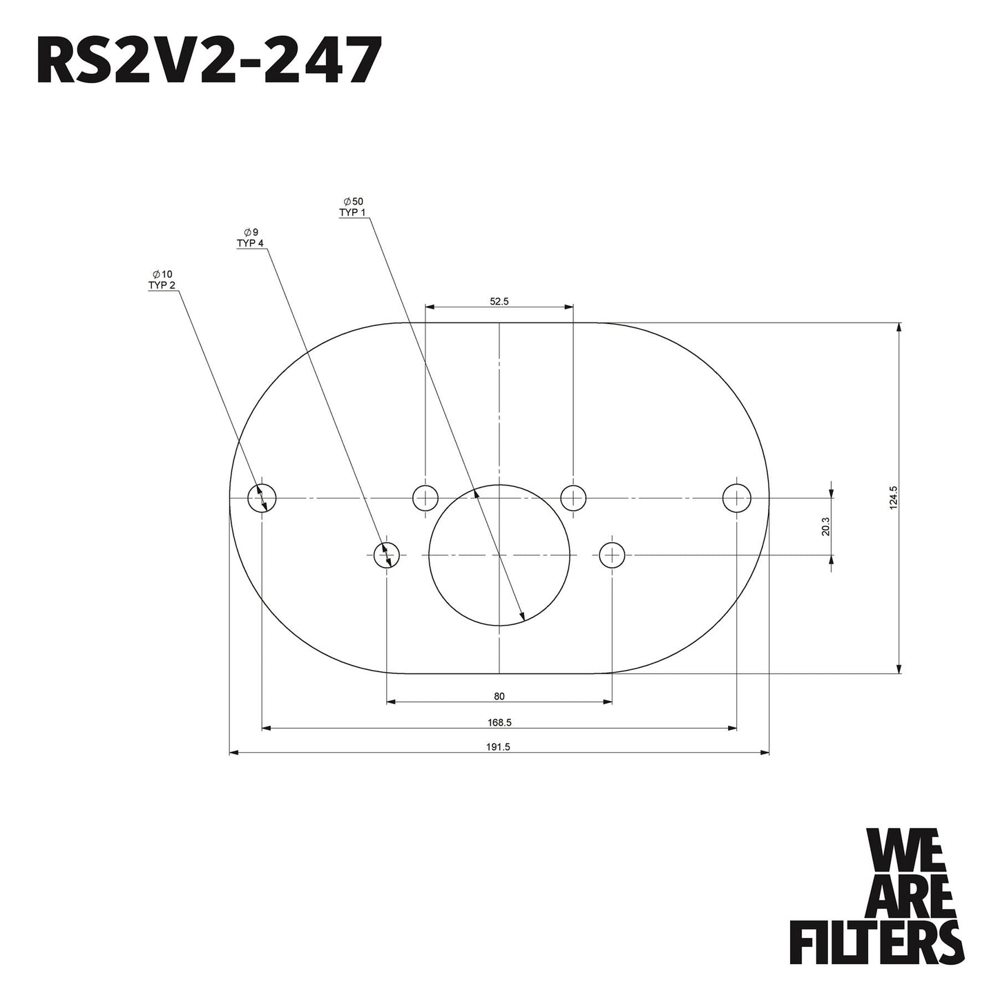 Filtro de ar do carburador de espuma Ramair com placa de base para caber em SU HIF6, HIF44 1,7 polegadas - 65 mm de altura interna.