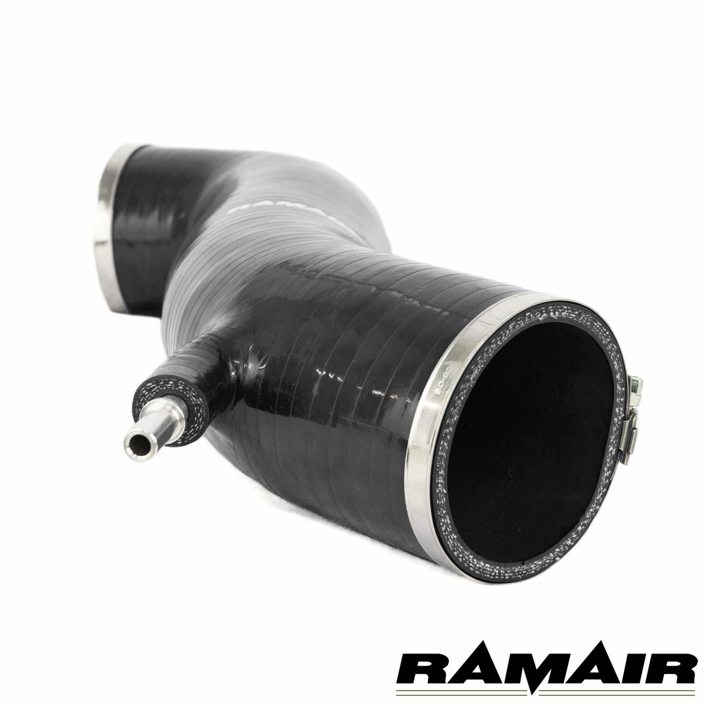 Mangueira de entrada de silicone preta para Ford Fiesta ST 180 MK7 Ecoboost da Ramair.