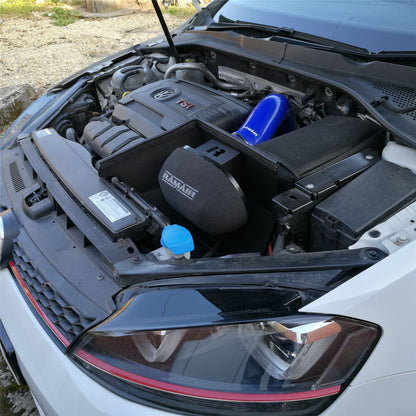 Kits de admisión de alto rendimiento   2.0 TSI MQB V.A.G de Ramair con codo de turbo y manguera de admisión azul.