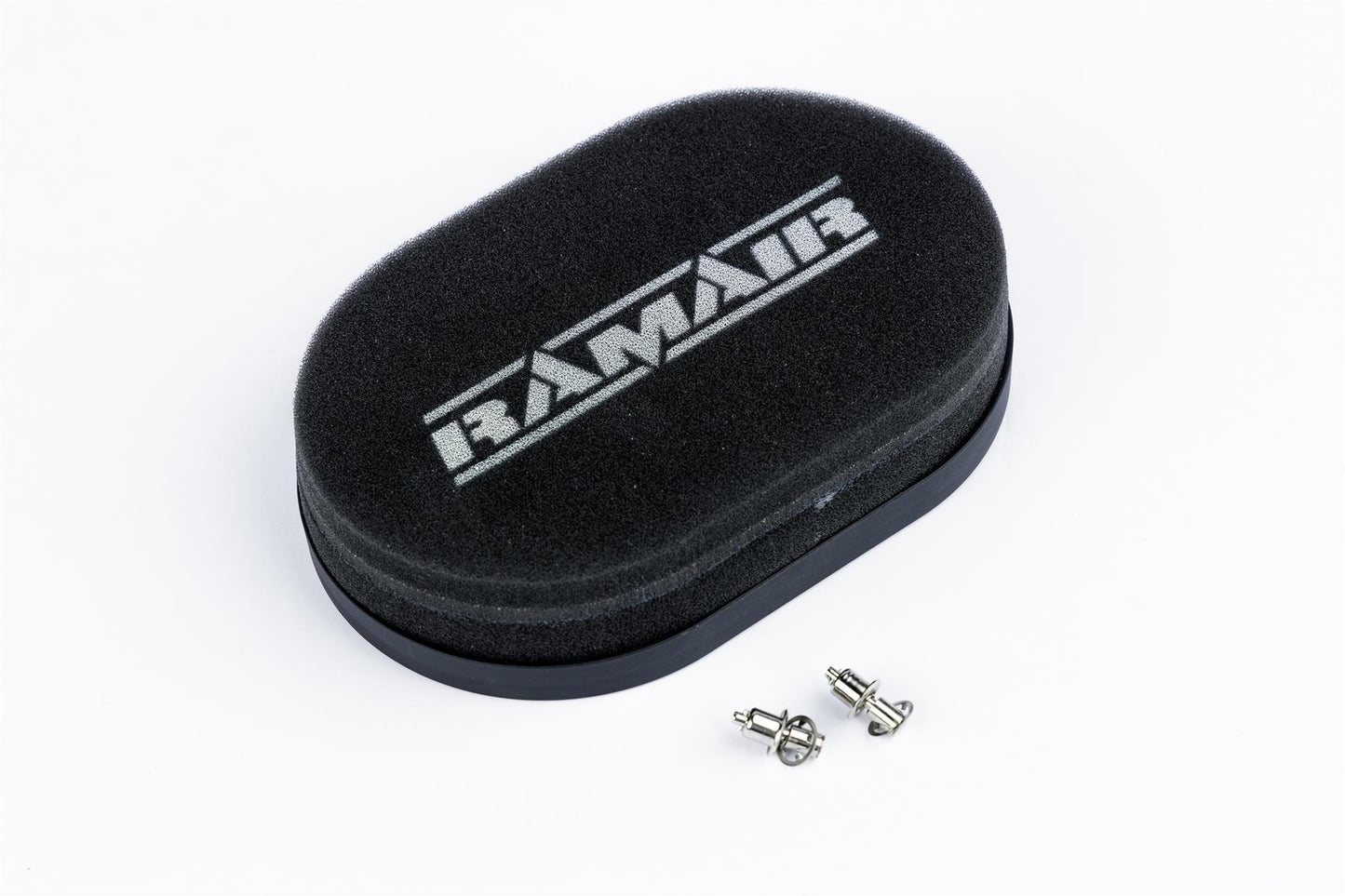 Filtro de Aire Ramair de espuma para carburador con placa base para Weber 32/34 DFT - Altura interna de 25mm.