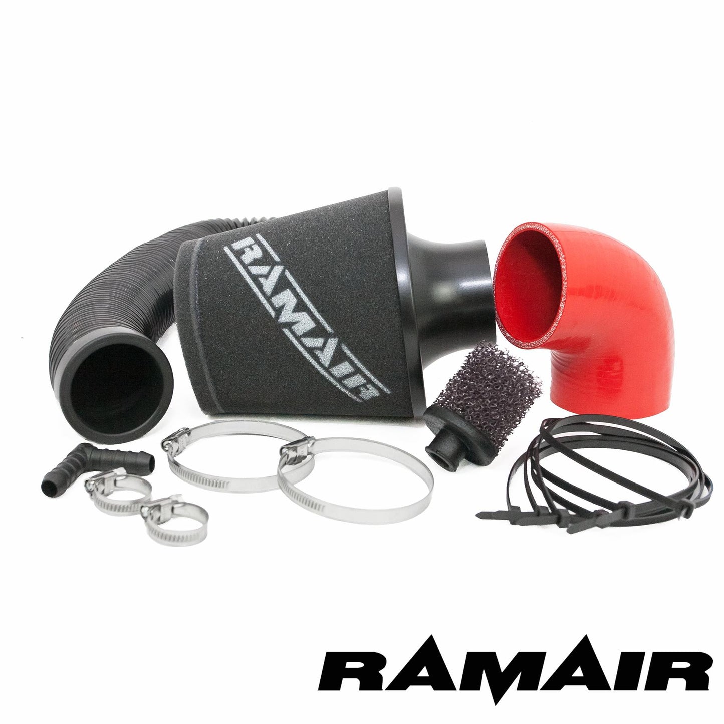 Kit de Filtro de Aire de Espuma de Admisión Ramair Rojo para Ford Fiesta ST 150 (2.0l)