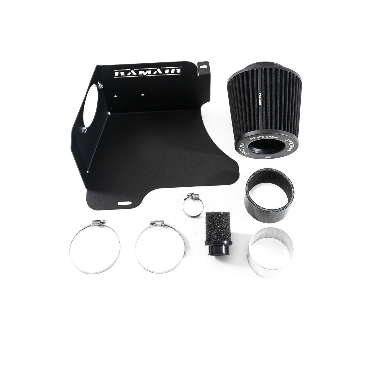 Kit de admisión de aire de alto rendimiento Proram para VAG 1.8T 20V Golf, A3, Leon con MAF de 80mm de la marca Ramair.