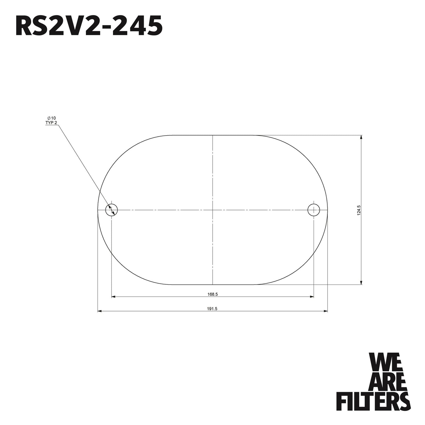 Filtro de ar de espuma Ramair para carburador com placa de base vazia - 25mm de altura interna.