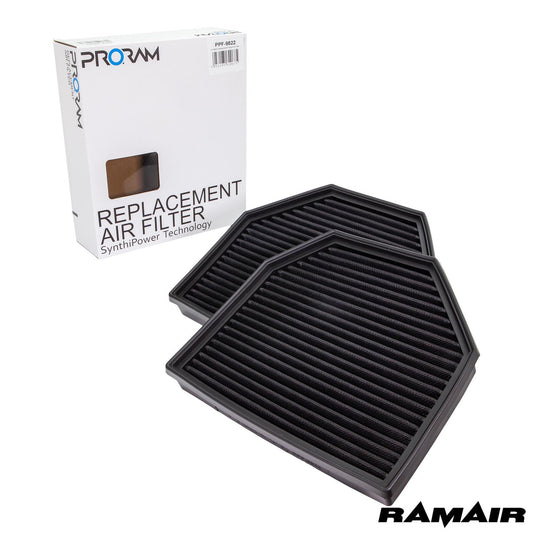 Filtro de Aire plisado de reemplazo para BMW M3 M4 S55 M5 M6 3.0 S63 4.4 V8 de Ramair.