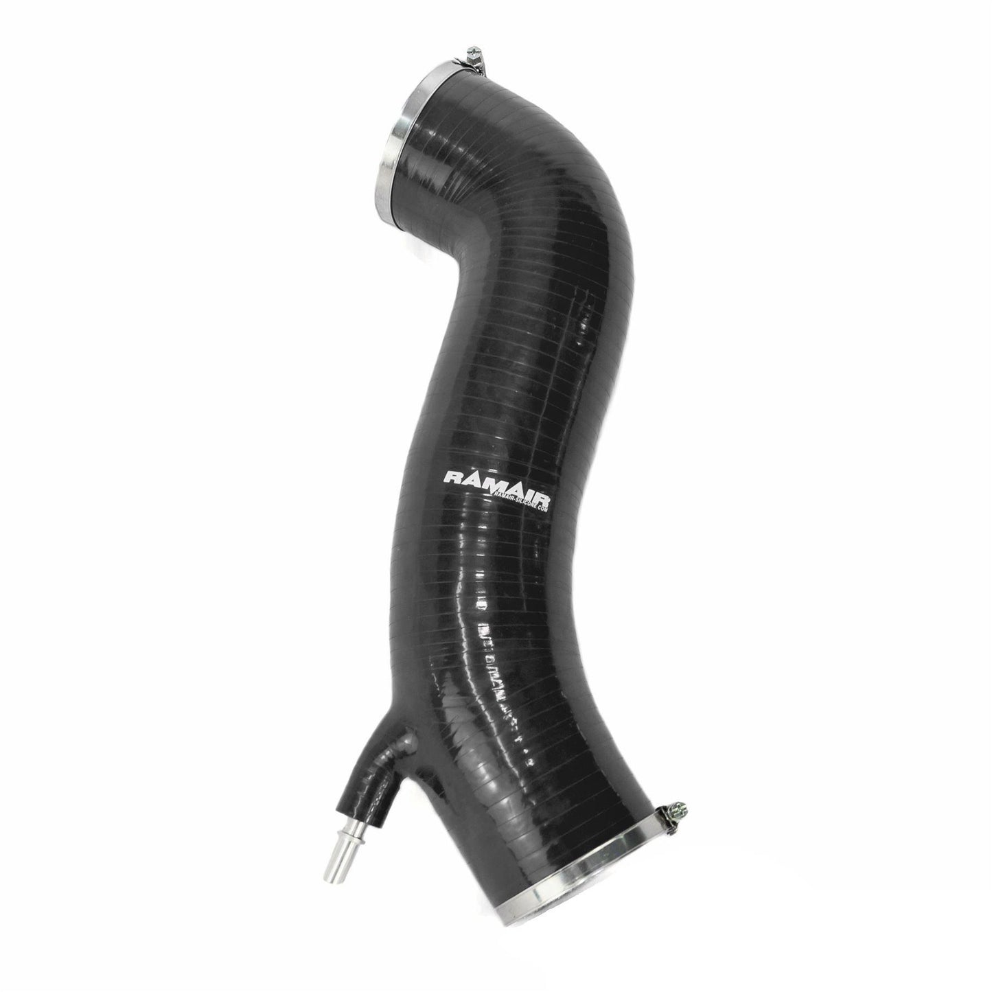 Mangueira de entrada de silicone preta para Ford Fiesta ST 180 MK7 Ecoboost da Ramair.