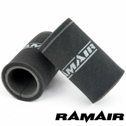 MS-001 - 2x Filtro de Aire de Calcetín para Carburador de Motocicleta de Entrada Única de Ramair.