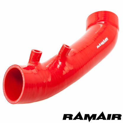 Mangueira de entrada de silicone vermelha para Honda Civic Type R FN2 da Ramair.