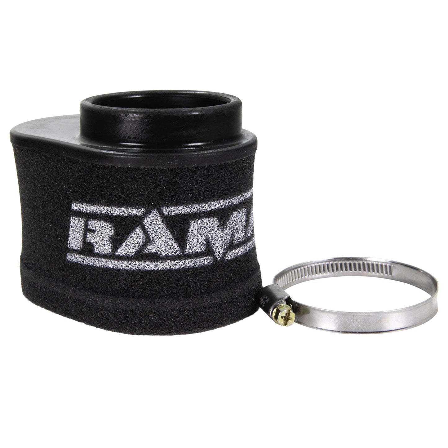 Filtro de Aire de cuerpo ovalado para motocicleta con cuello de 55mm de diámetro interno de la marca Ramair.