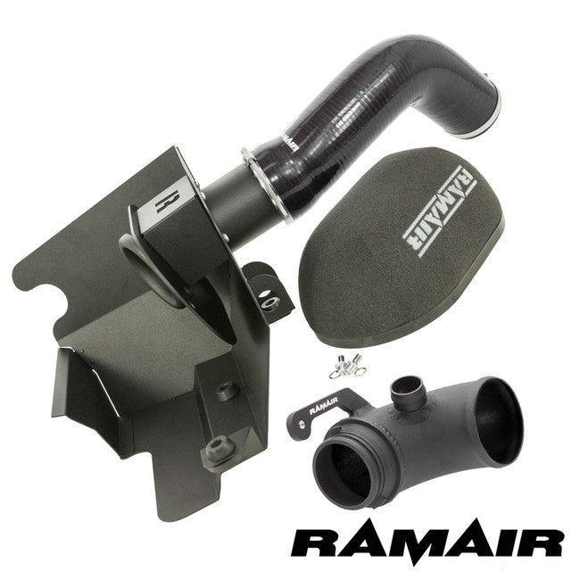 Kits de admisión de alto rendimiento   Ramair para 2.0 TSI MQB V.A.G con codo de turbo y manguera de admisión negra.