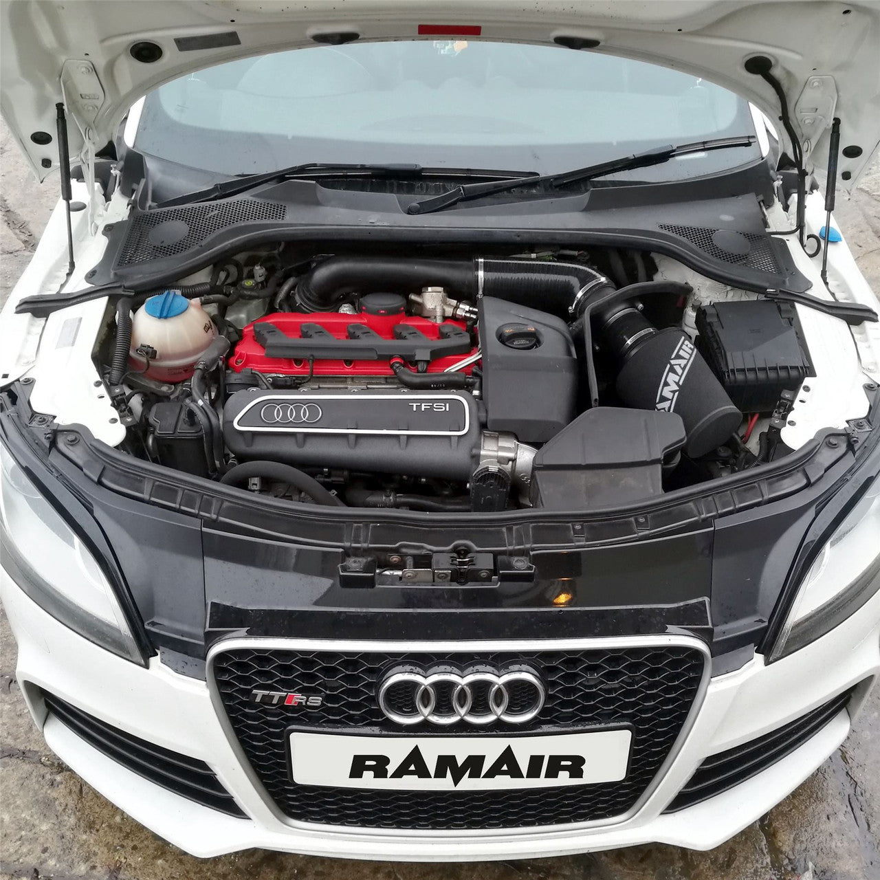 Kits de admisión de alto rendimiento   negro Ramair para Audi RS3 2.5 TFSI, TTRS 8P 8J.