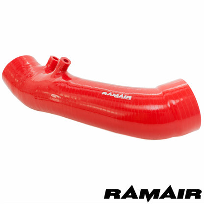 Manguito de admisión de silicona rojo para Honda Civic Type R FN2 de Ramair.