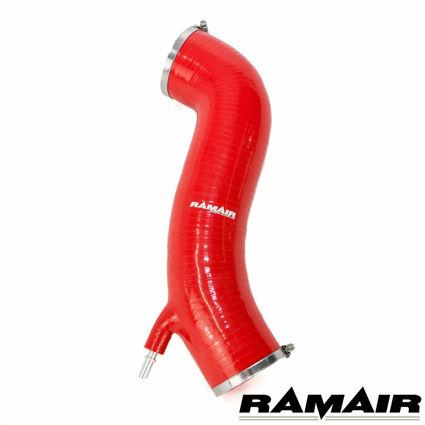 Manguito de admisión de silicona rojo para Ford Fiesta ST 180 MK7 Ecoboost de la marca Ramair.