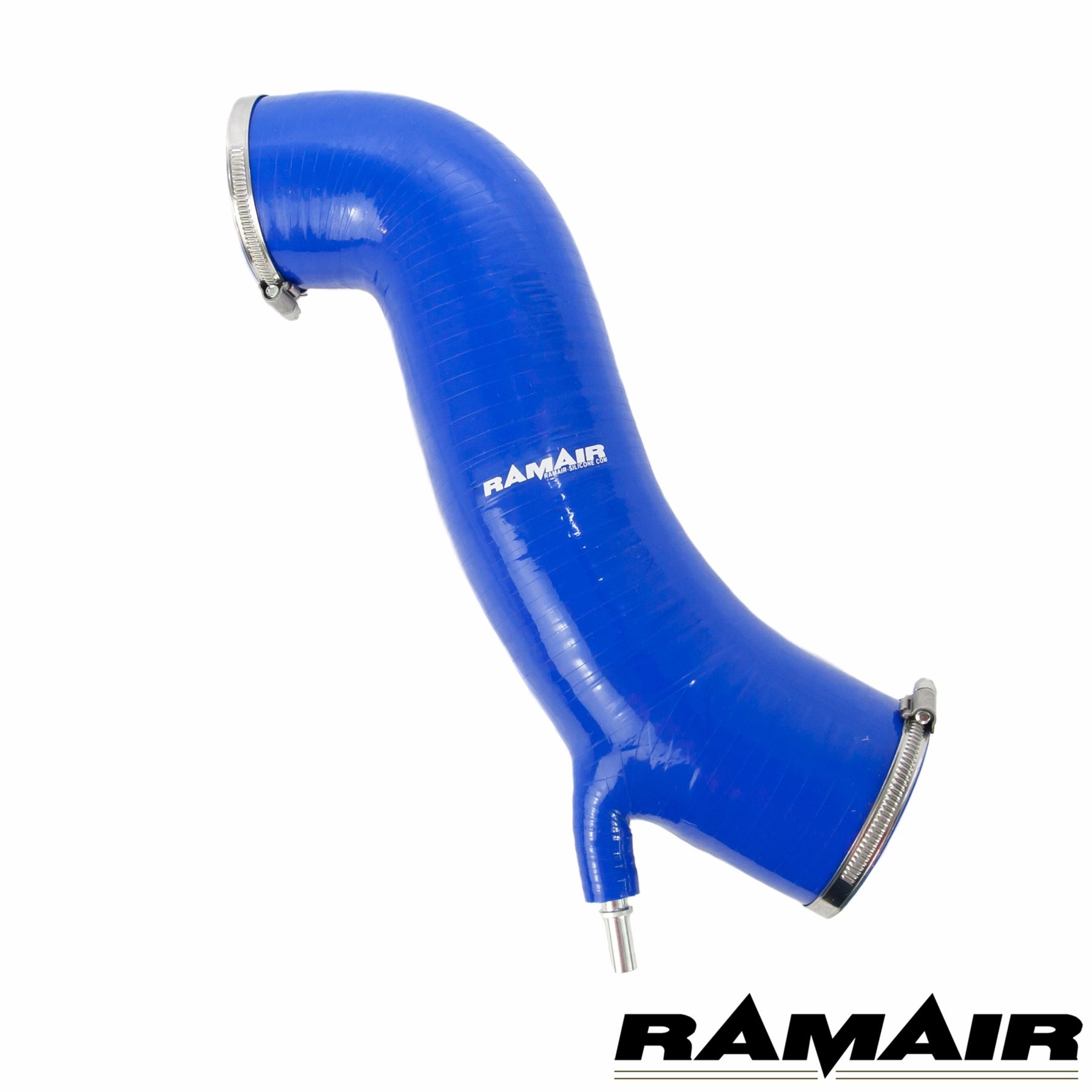 Manguito de admisión de silicona azul para Ford Fiesta ST 180 MK7 Ecoboost de Ramair.